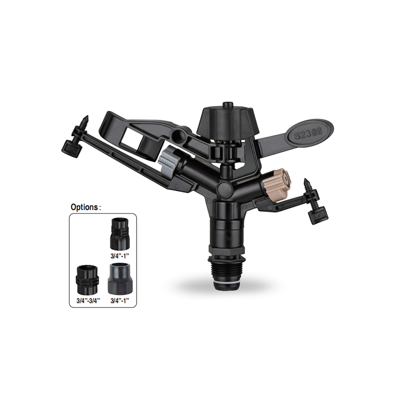 DC-MS2308 สปริงเกอร์กระแทกสวนผลไม้แบบโรตารี่พร้อมหัวฉีดหมอก